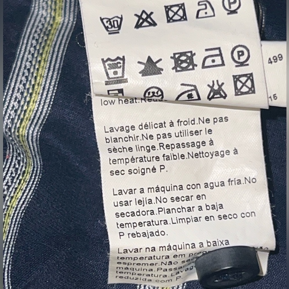 Hugo Boss Men’s XL Navy and White Striped Polo - Picture 8 of 9
